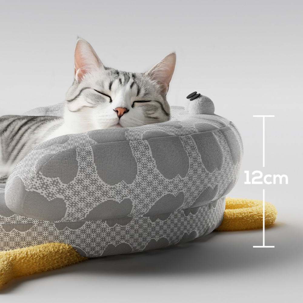 Pet Ice Silk Semi-Circle Cooling Nest Cat Bed