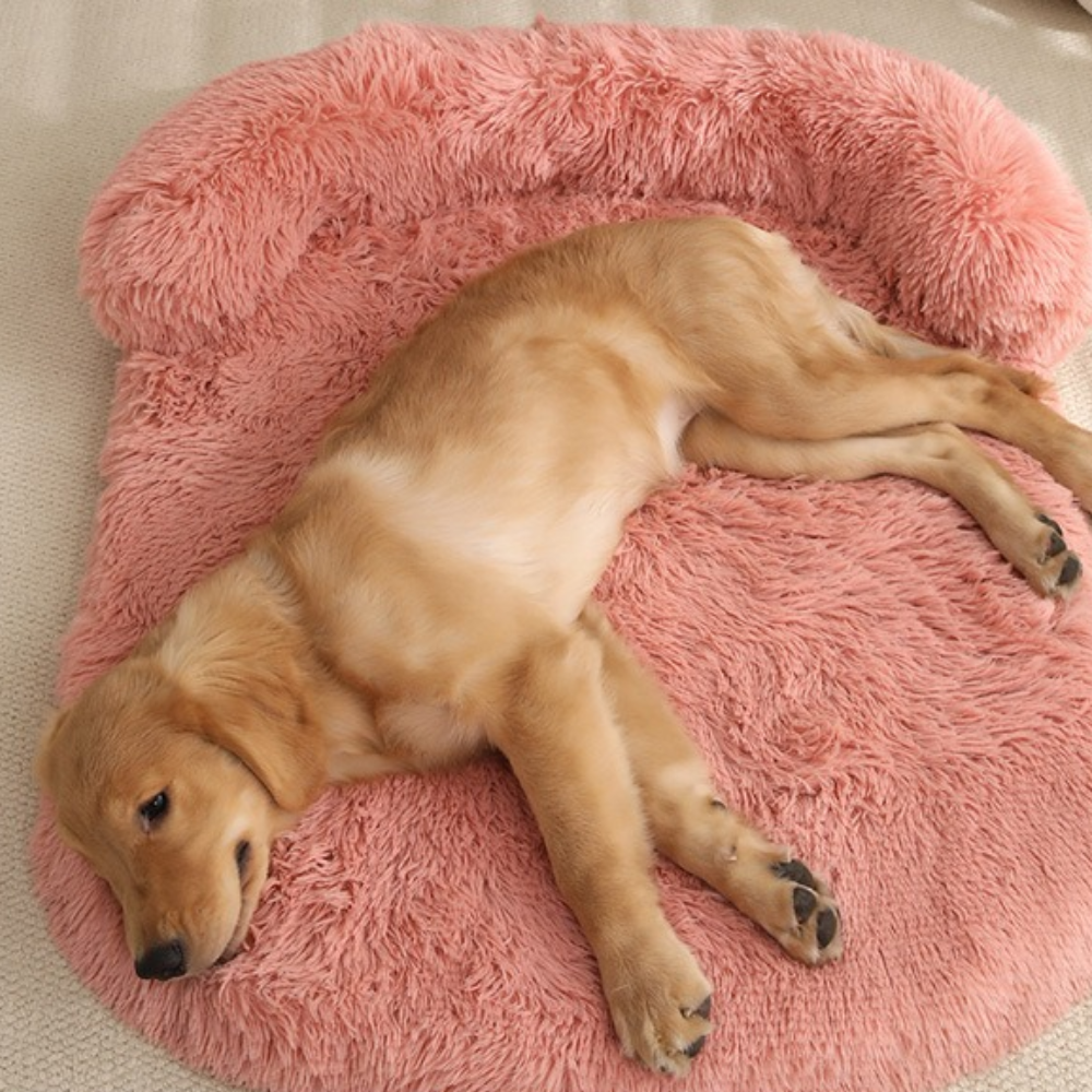 Plush Fluffy Pillow Support Winter Dog Bed