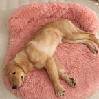 Plush Fluffy Pillow Support Winter Dog Bed