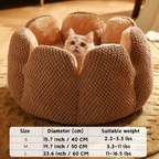 Woven Cactus – Cozy Knitted Design for Deep Sleep Cat Bed