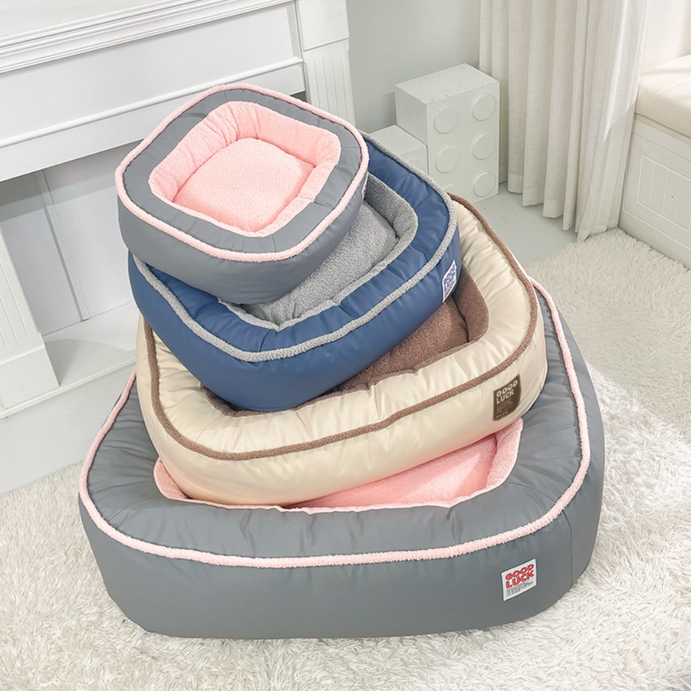 Thickened Winter Plush Dog Bed – Washable Cozy Sleeping Nest