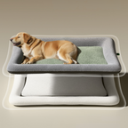 Memory Foam with Plush Cover – Anti-Slip, Orthopedic Comfort Dog Bed