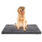 Scratch-Resistant Rose Plush Dog Bed