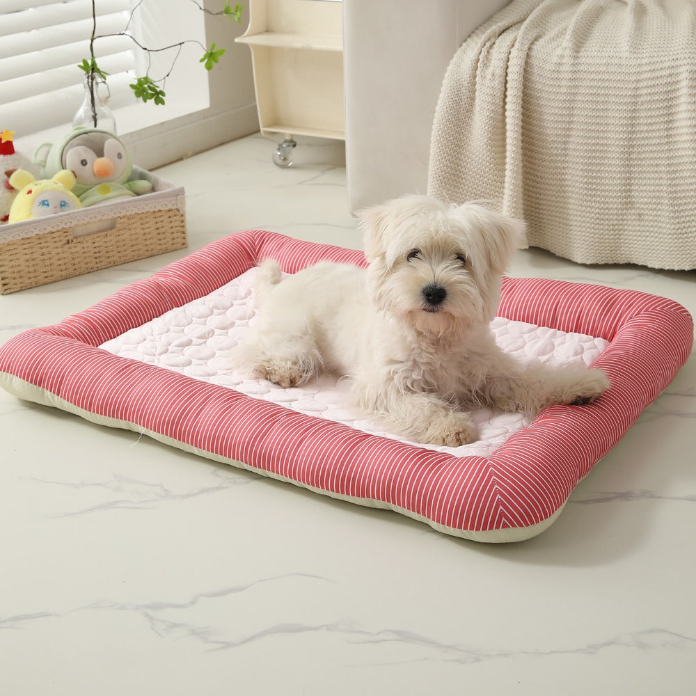 Cooling Comfortable Dog Bed Breathable Summer Pet Mat Dog Bed