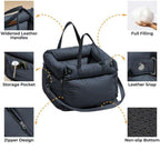 Leather Non-Slip Takeaway Bag Dog Bed