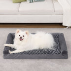 Waterproof Memory Foam Plush Dog Bed