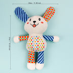 Plush Squeaky Pet Toy with Crinkle Paper Interactive Chew Dog Toy