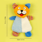 Plush Squeaky Pet Toy with Crinkle Paper Interactive Chew Dog Toy