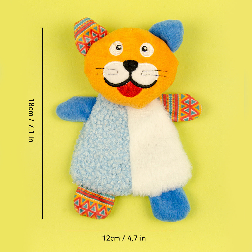 Plush Squeaky Pet Toy with Crinkle Paper Interactive Chew Dog Toy