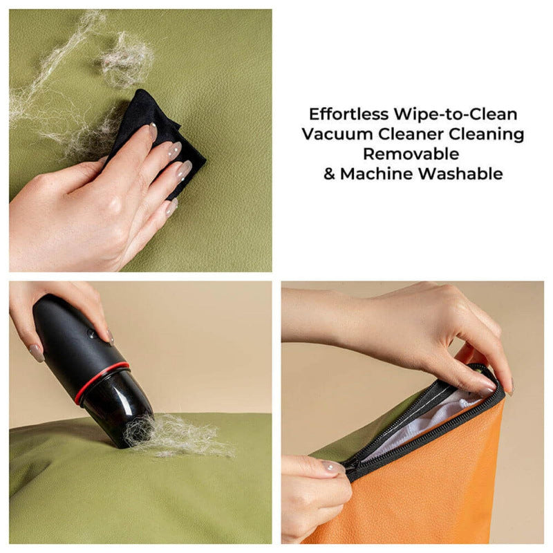 Leather Non-Slip Takeaway Bag Dog Bed