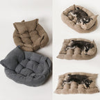 Convertible Multi-Shape Soft Washable Pet Sofa Dog Bed