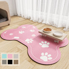 Absorbent Dog Feeding Mat Non-Slip Pet Bowl Pad