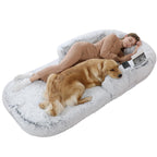 Plush Eco-Friendly Human Soft Dog Bed