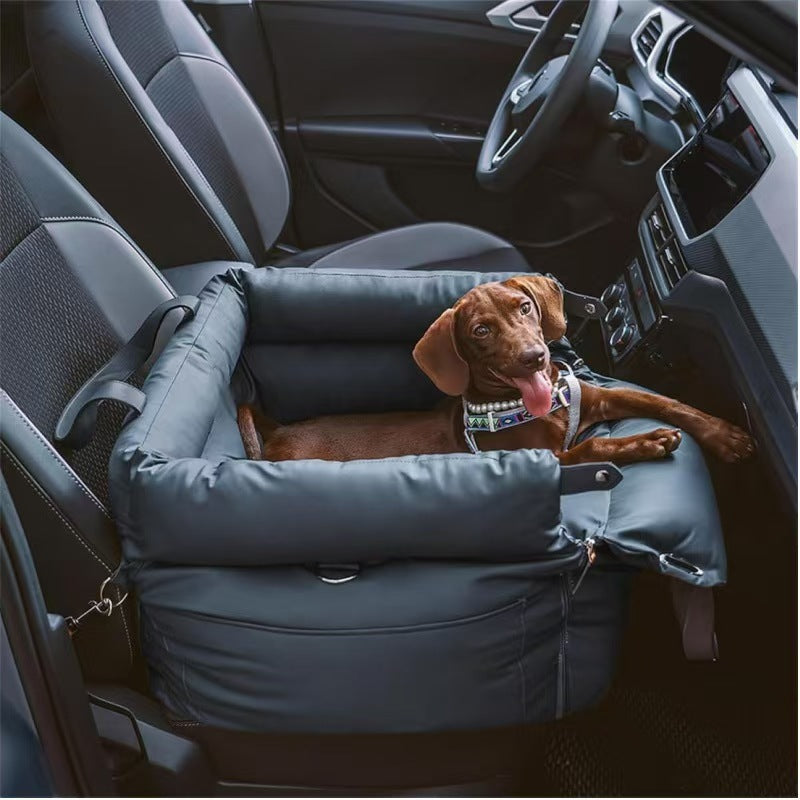 Leather Non-Slip Takeaway Bag Dog Bed