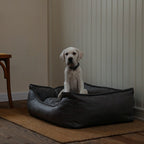 Waterproof Scratch-Resistant Cooling Leather Dog Bed