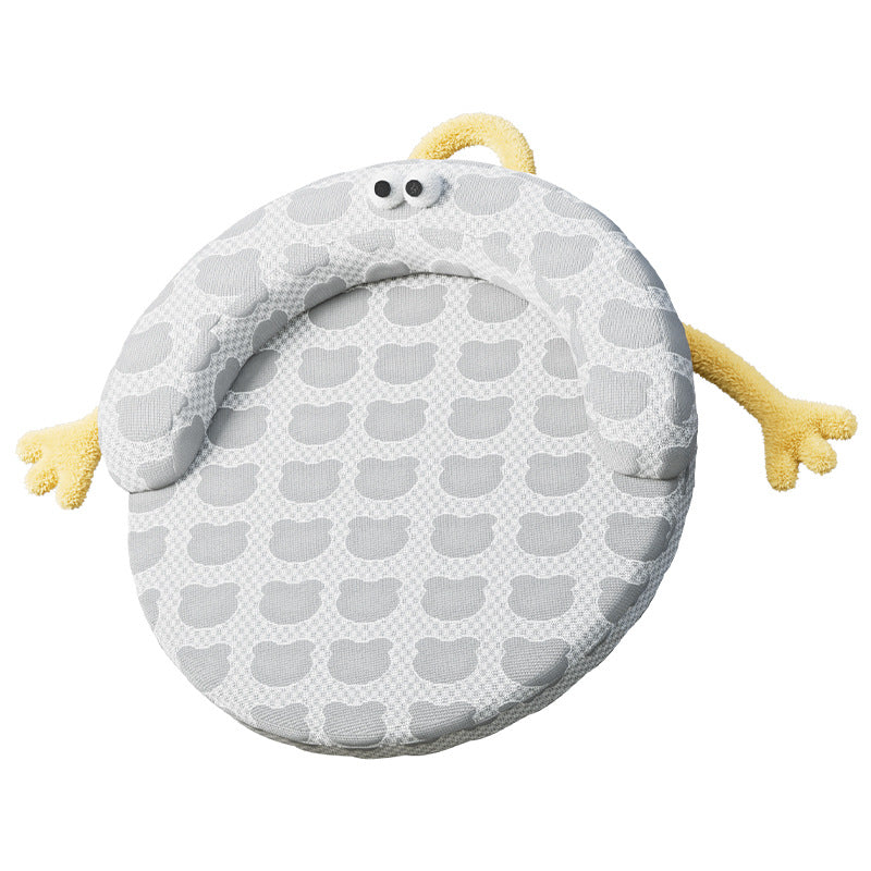 Pet Ice Silk Semi-Circle Cooling Nest Cat Bed