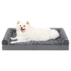 Waterproof Memory Foam Plush Dog Bed