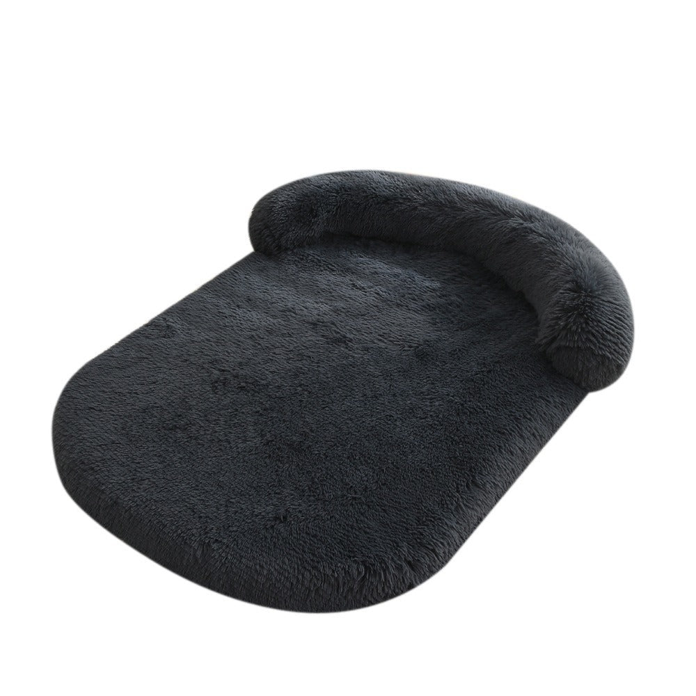 Plush Fluffy Pillow Support Winter Dog Bed
