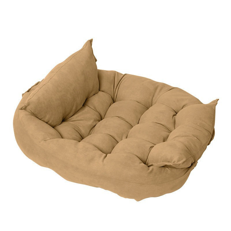 Convertible Multi-Shape Soft Washable Pet Sofa Dog Bed