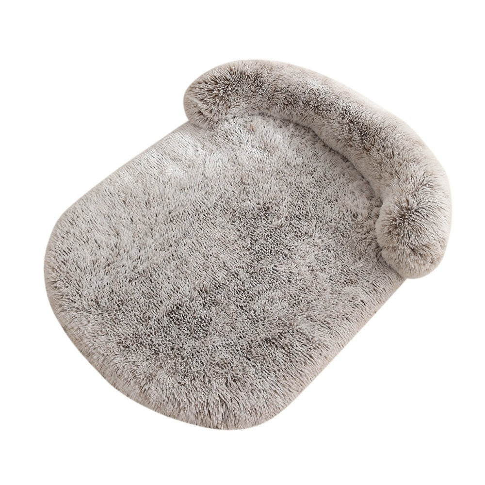 Plush Fluffy Pillow Support Winter Dog Bed