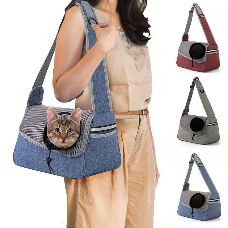 Portable Pet Carrier Bag with Removable Pad Travel Shoulder Bag for Cats Small Dogs