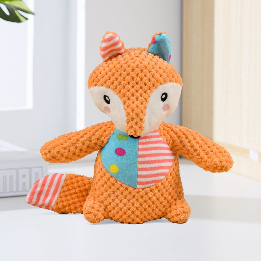 Elephant Plush Squeaky Pet Toy with Crinkle Paper Eco-Friendly Chew Dog Toy