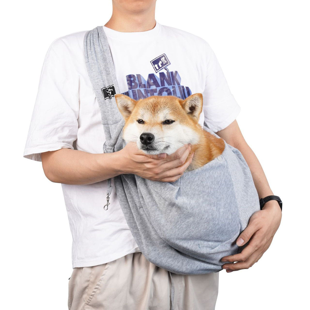 Hands-Free Pet Sling Carrier Outdoor Soft Adjustable Shoulder Bag for Small Dogs Cats