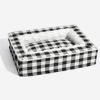 Christmas Gift Box Style Rectangular Plush Warm Dog Bed