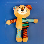 Plush Squeaky Pet Toy with Crinkle Paper Interactive Chew Dog Toy