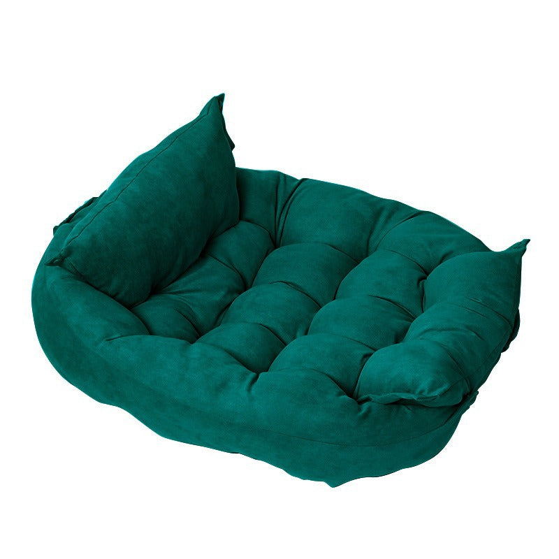 Convertible Multi-Shape Soft Washable Pet Sofa Dog Bed
