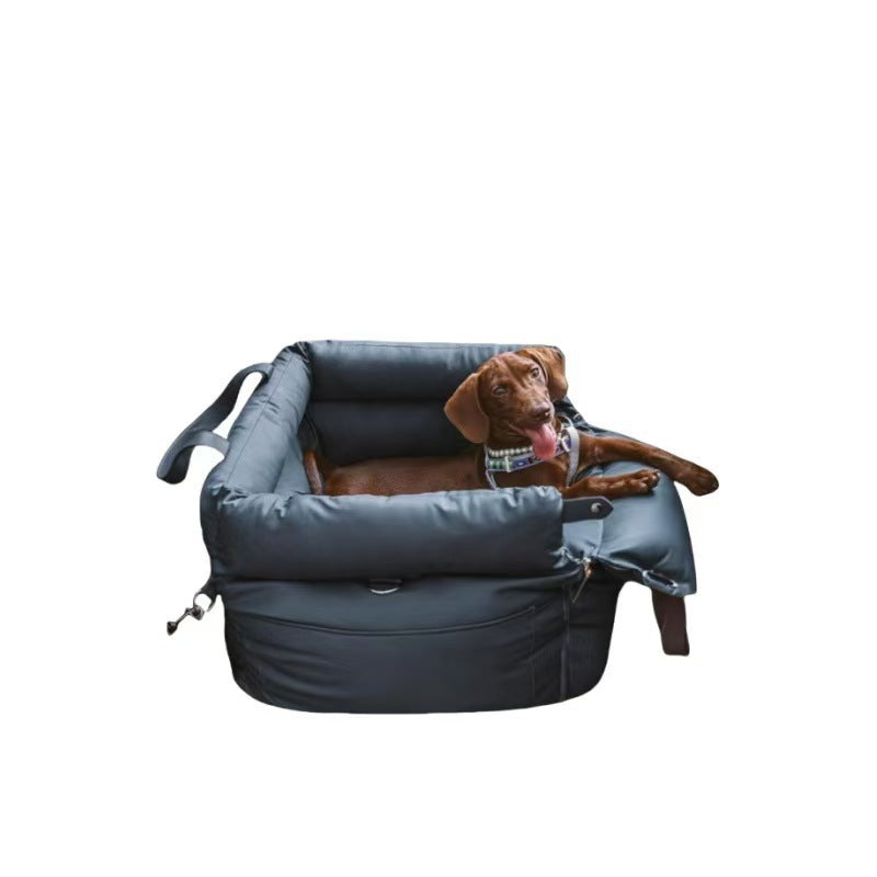 Leather Non-Slip Takeaway Bag Dog Bed