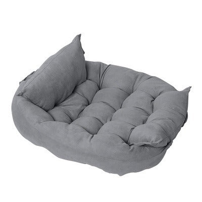 Convertible Multi-Shape Soft Washable Pet Sofa Dog Bed