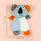 Plush Squeaky Pet Toy with Crinkle Paper Interactive Chew Dog Toy