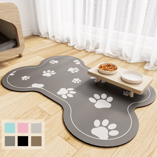 Absorbent Dog Feeding Mat Non-Slip Pet Bowl Pad