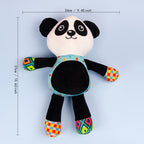 Plush Squeaky Pet Toy with Crinkle Paper Interactive Chew Dog Toy