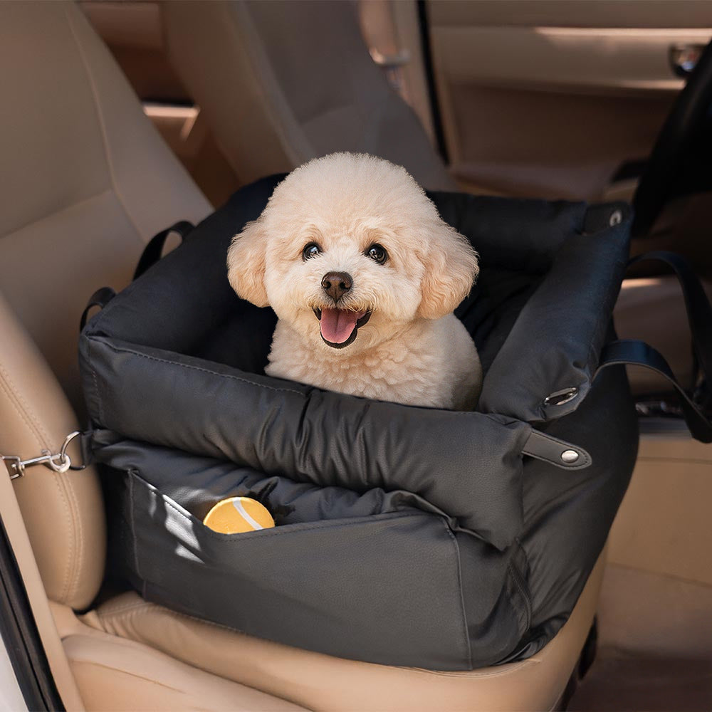 Leather Non-Slip Takeaway Bag Dog Bed