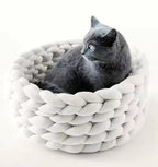 Handmade Knitted Cozy Nest Cat Bed