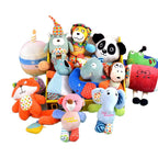 Plush Squeaky Pet Toy with Crinkle Paper Interactive Chew Dog Toy