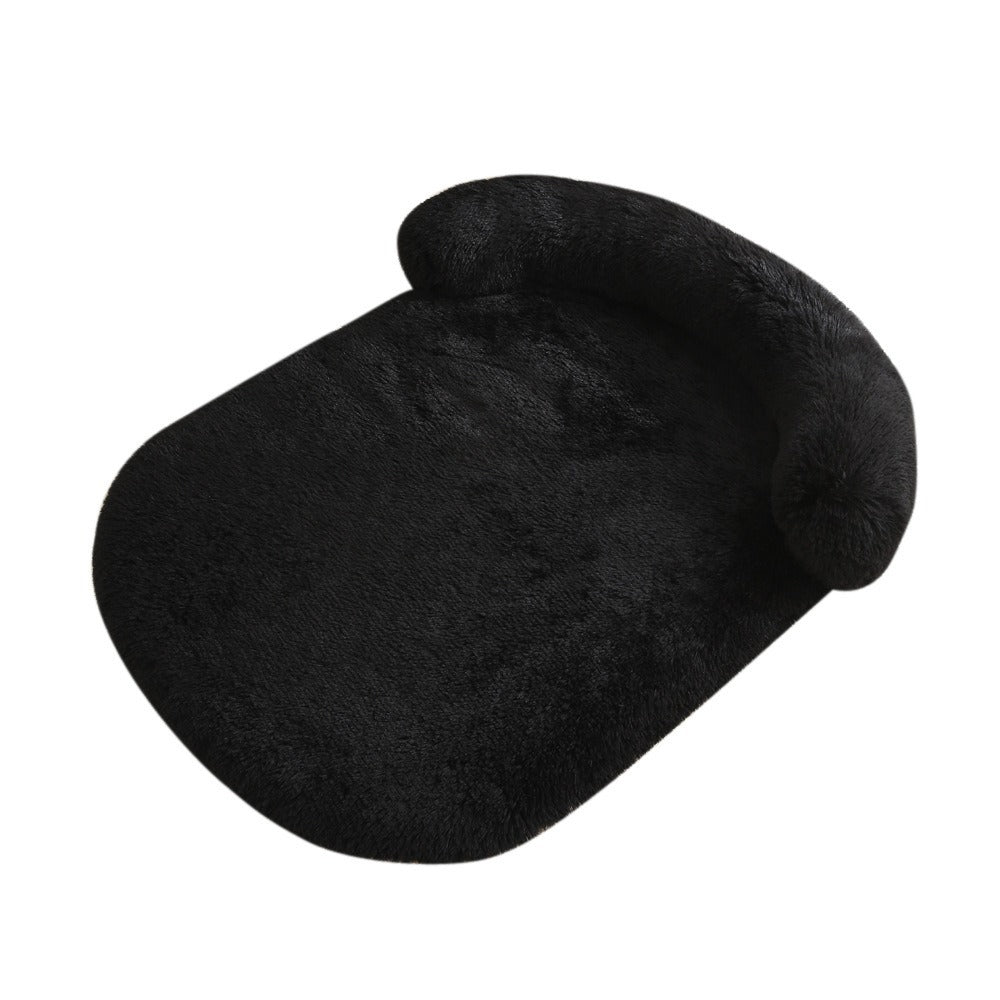 Plush Fluffy Pillow Support Winter Dog Bed
