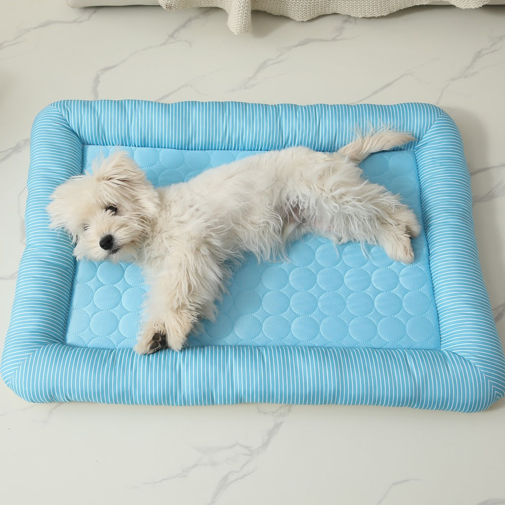 Cooling Comfortable Dog Bed Breathable Summer Pet Mat Dog Bed